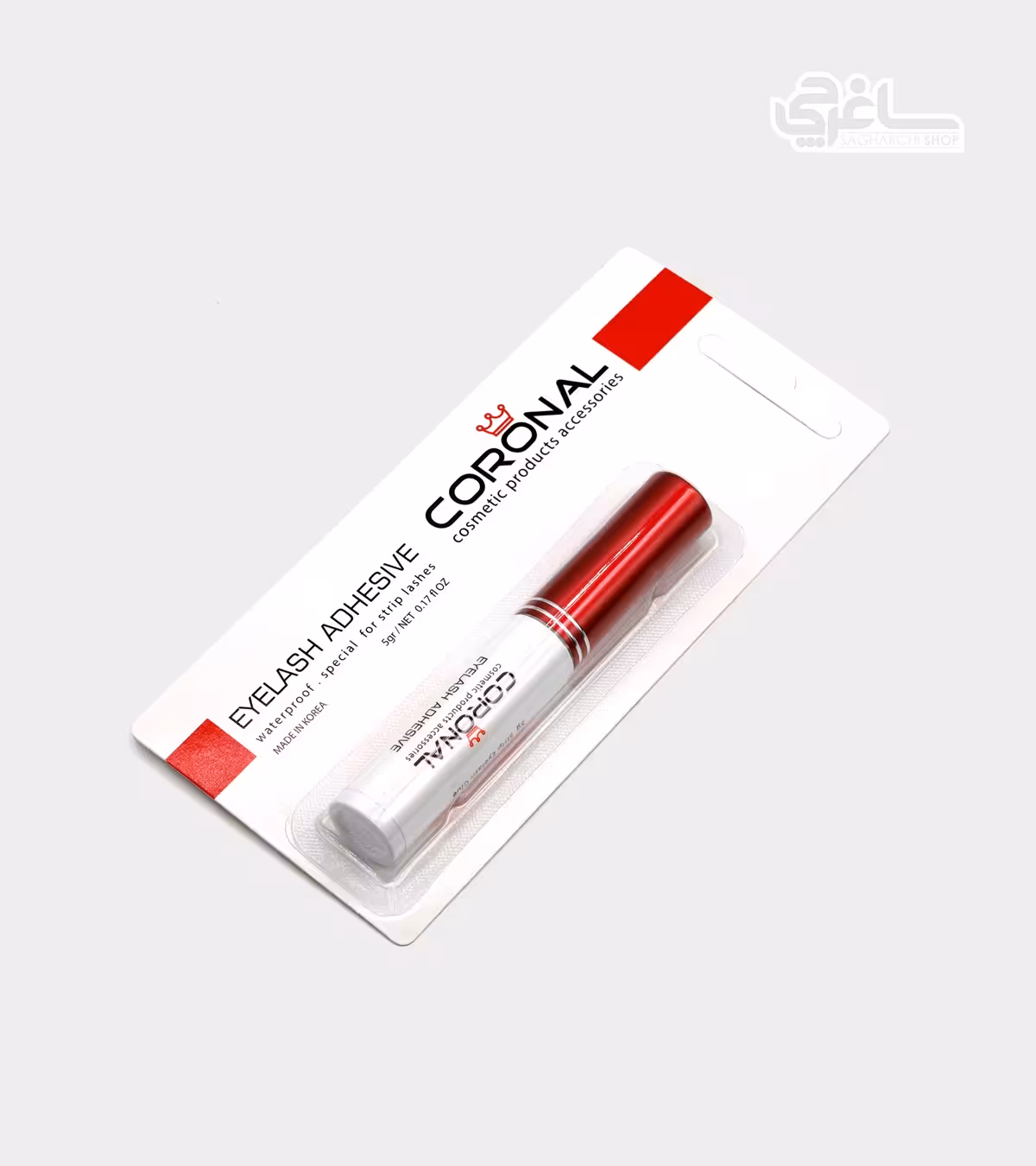 چسب مژه موقت 5 میلی لیتر برس دار کورونال Coronal