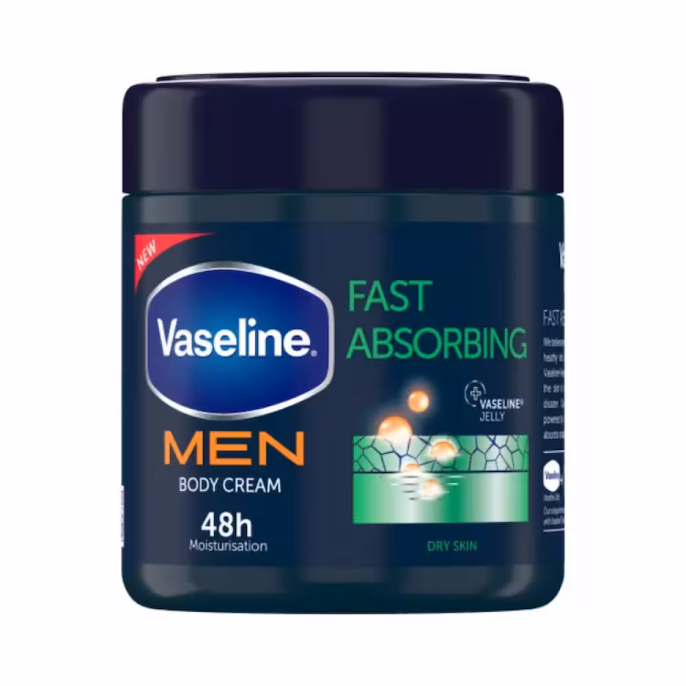 کرم بدن آقایان وازلین مدل Fast Abssorbing
