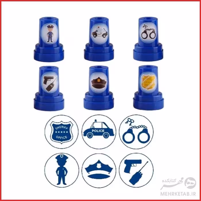بلیستر شش عددی مهر  طرح پلیس مدل pm194-44