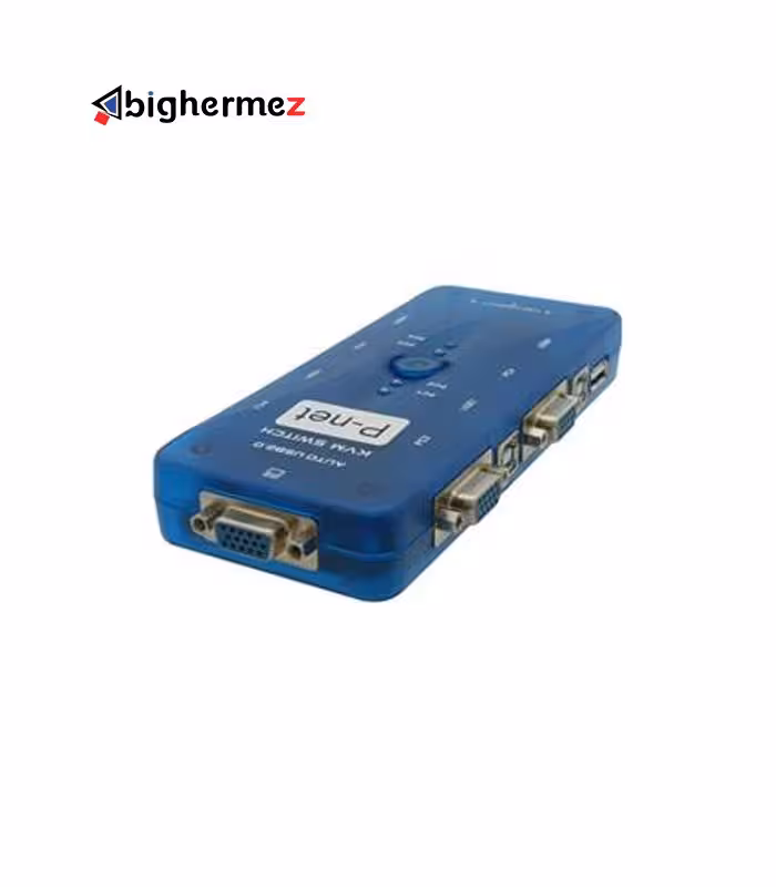 سوئیچ 4 پورت KVM پی نت مدل اتوماتیک