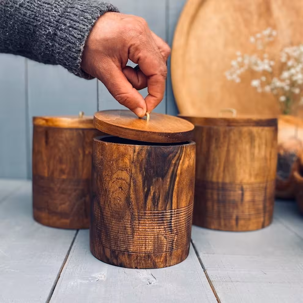 بانکه چوبی گردو کد 1074