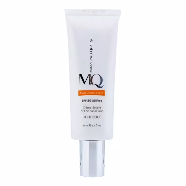 ضدآفتاب بی رنگ روشن کننده MQ ام کیو مدل SPF50