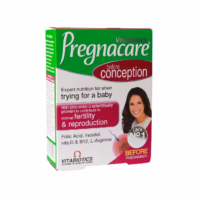 قرص پرگناکر کانسپشن ویتابیوتیکس بسته 30 عددی