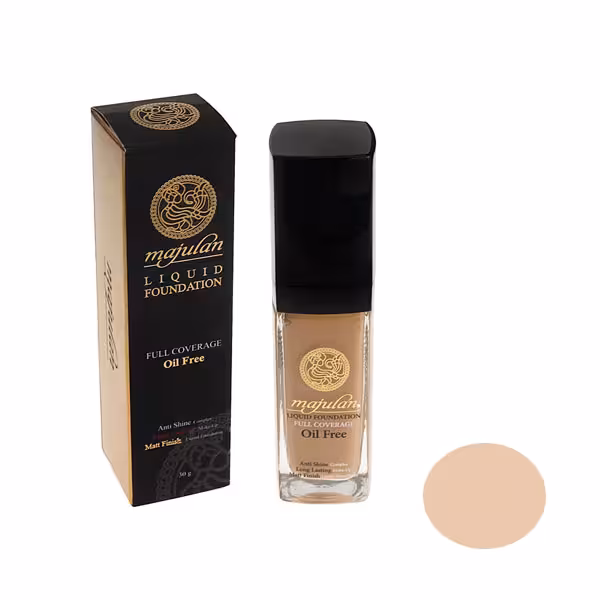کرم پودر مایع فاقد چربی (اویل فری) ماجولان MAJULAN LIQUID FOUNDATION OIL FREE 30 G
