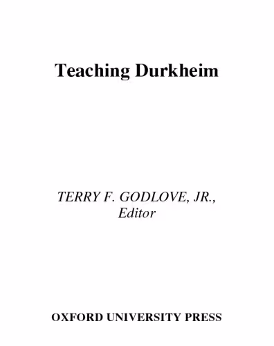 خرید و دانلود نسخه کامل کتاب Teaching Durkheim