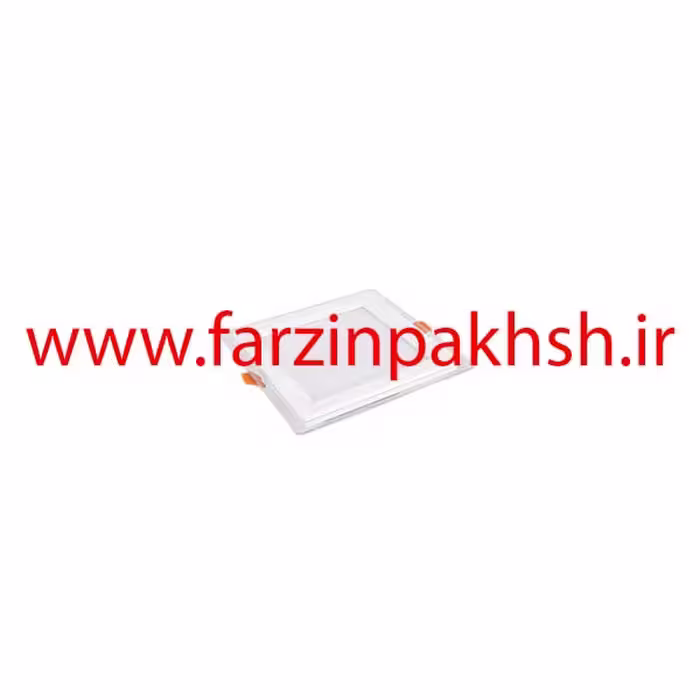 چراغ پنلی SMD توکار 12 وات مربعی پارس شعاع توس مدل گلاریس