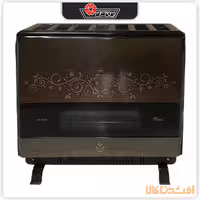 بخاری دودکش دار ایران شرق مدل 17000 (فروزان FR170) طرح گلبرگ شمیم