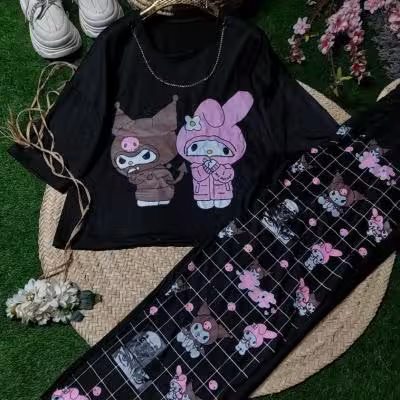 ست کراپ و شلوار لانگ زنانه