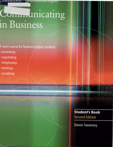 خرید و دانلود نسخه کامل کتاب Communicating in Business: A Short Course for Business English Students