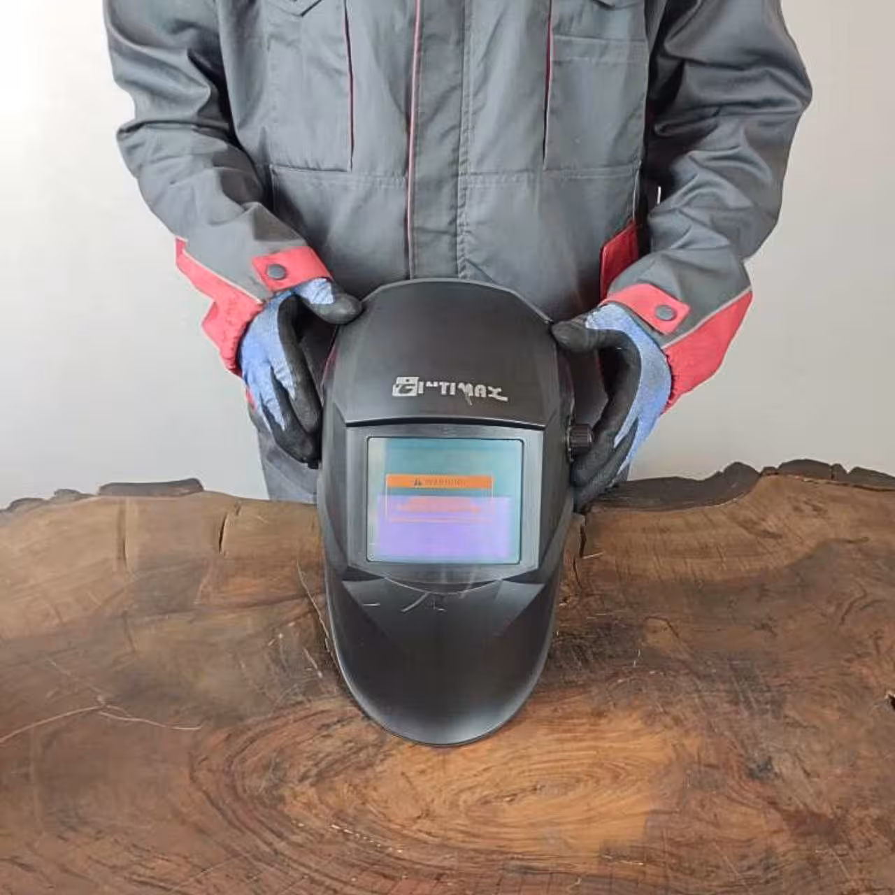 کلاه ماسک جوشکاری اتومات اینتی مکس مدل 0891