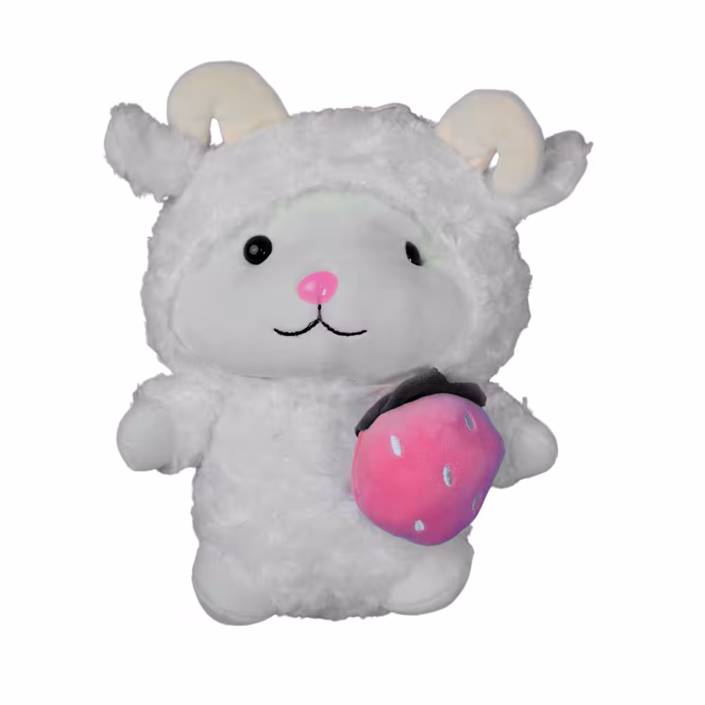 عروسک قوچ توت فرنگی شاد کدHappy Strawberry Ram Doll 1001