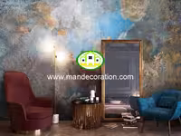 پوستردیواری پتینه ای لوکس کد vip498