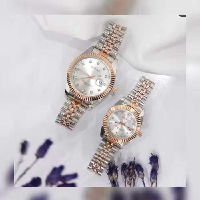 ساعت زنونه و مردونه  رولکس برند والار قیمت ست 600 تک 320 