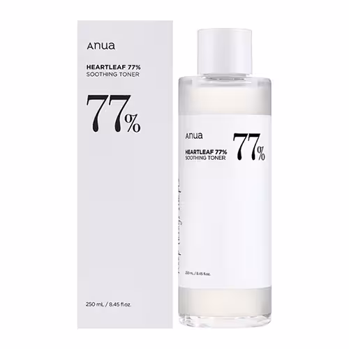 تونر آنوا Anua 77% تسکین دهنده و ابرسان حجم 250 میل