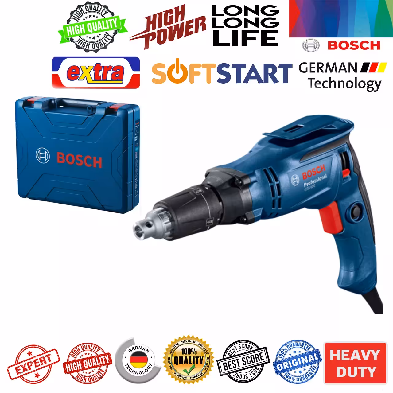 پیچ گوشتی برقی بوش مدل حرفه ای  GTB-650