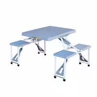 میز و صندلی تاشو مسافرتی رنگ روشن