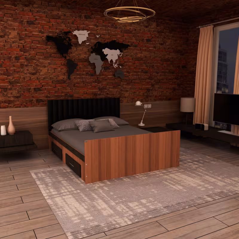 تخت خواب دونفره مدل FH372 سایز 160x200 سانتی متر