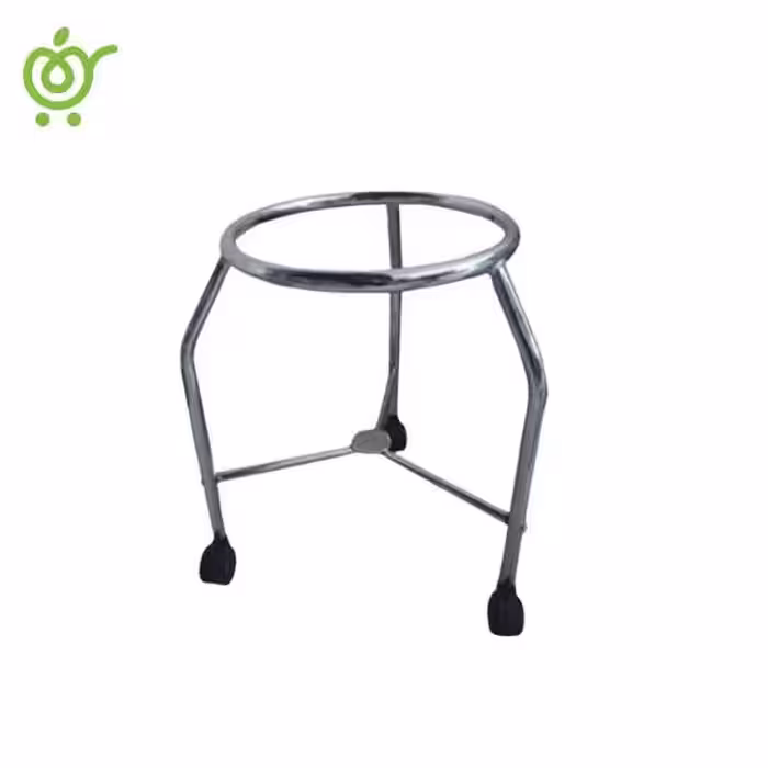 پایه لگن استیل تک خانه کوتاه (46 سانتی متر - بدون لگن) | فروشگاه اینترنتی سیب 115