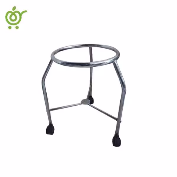 پایه لگن استیل تک خانه کوتاه (46 سانتی متر - بدون لگن) | فروشگاه اینترنتی سیب 115
