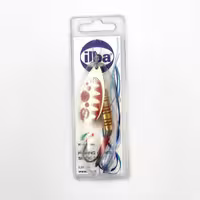 لانسه 24 گرم نقره ای سایز 5 ایلبا مدل TONDO Bubble