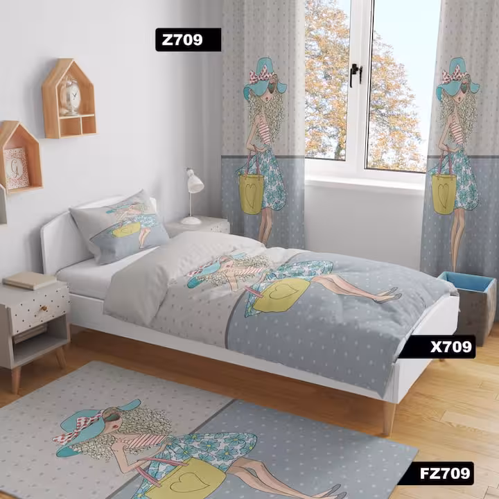 روتختی دخترانه عروسکی کد 709