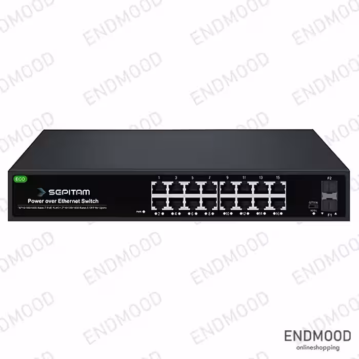 سوئیچ 16 پورت سپیتام مدل Sepitam-PS216G-DF-ECO
