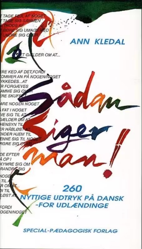 سادان سیگر من | کتاب دانمارکی SADAN SIGER MAN