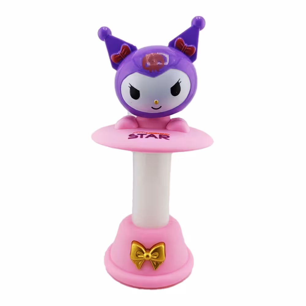 چراغ خواب و مطالعه کرومی رقص نور دار