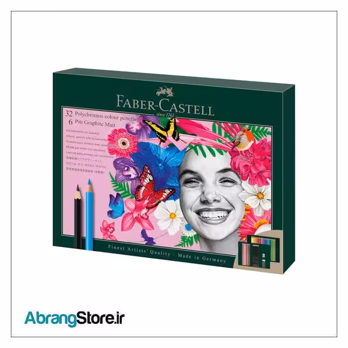 ست مدادرنگی پلی کروموس فابرکاستل 40 تکه
