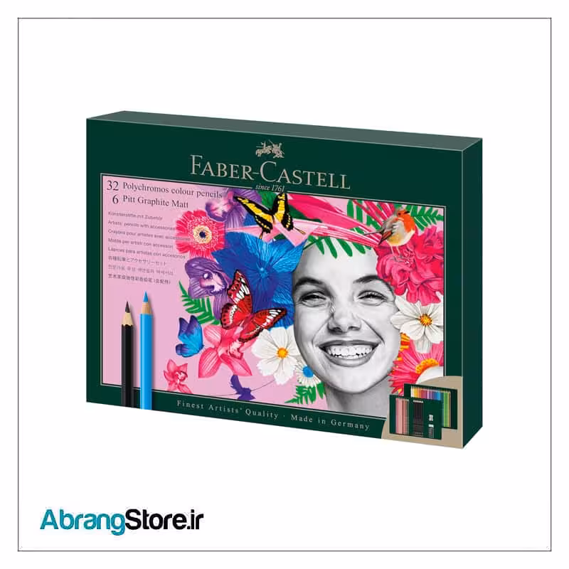 ست مدادرنگی پلی کروموس فابرکاستل 40 تکه