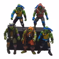 ست فیگور نینجا ترتلس Ninja Turtles  اورجینال مجموعه 5 عددی