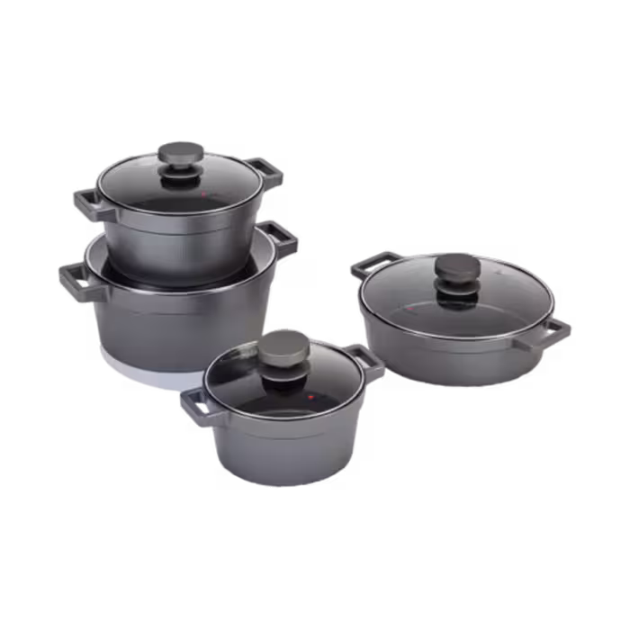 سرویس قابلمه 8 پارچه دیاموند طوسی یونیک کد UN-8501