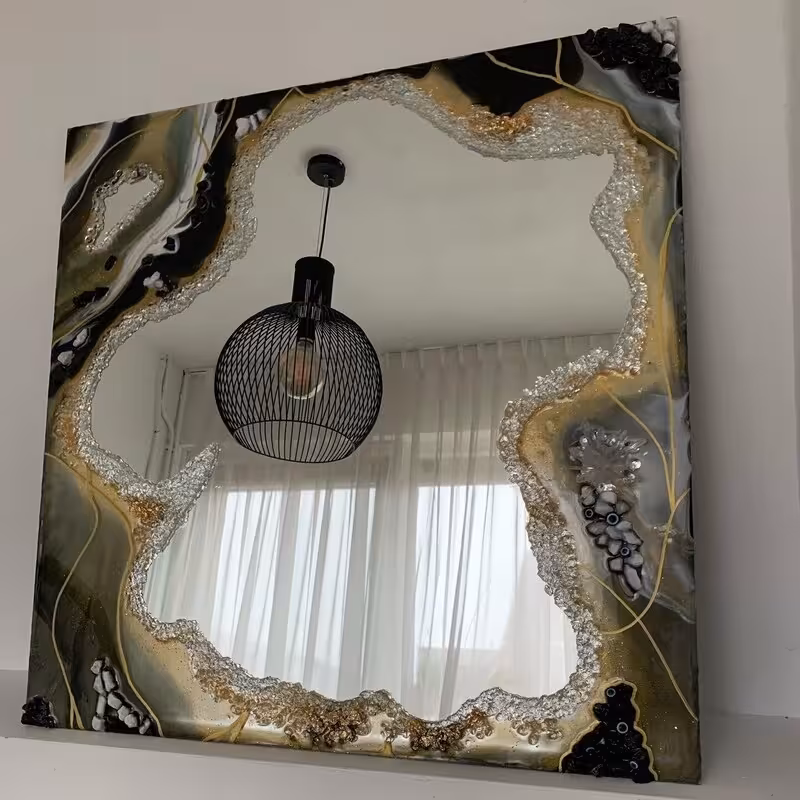 آینه  مدرن دکوراتیو بزرگ سالنی