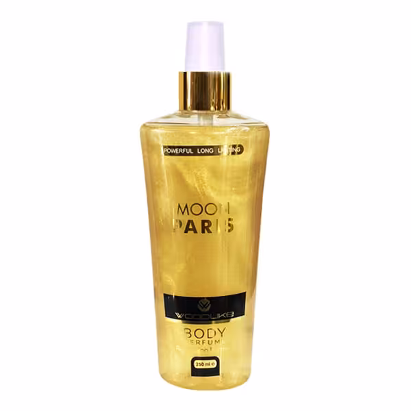 بادی اسپلش زنانه وود لایک مدل مون پاریس شاین Moon Paris حجم 250 میلی لیتر