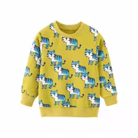 تیشرت آستین بلند بچه گانه طرح ببری