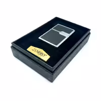 فندک بنزینی زورو رنگ مشکی نقره ای کد L130049