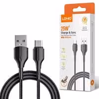 کابل شارژ و دیتا Type C 1 متری فست کنفی Ldnio LS851 25W