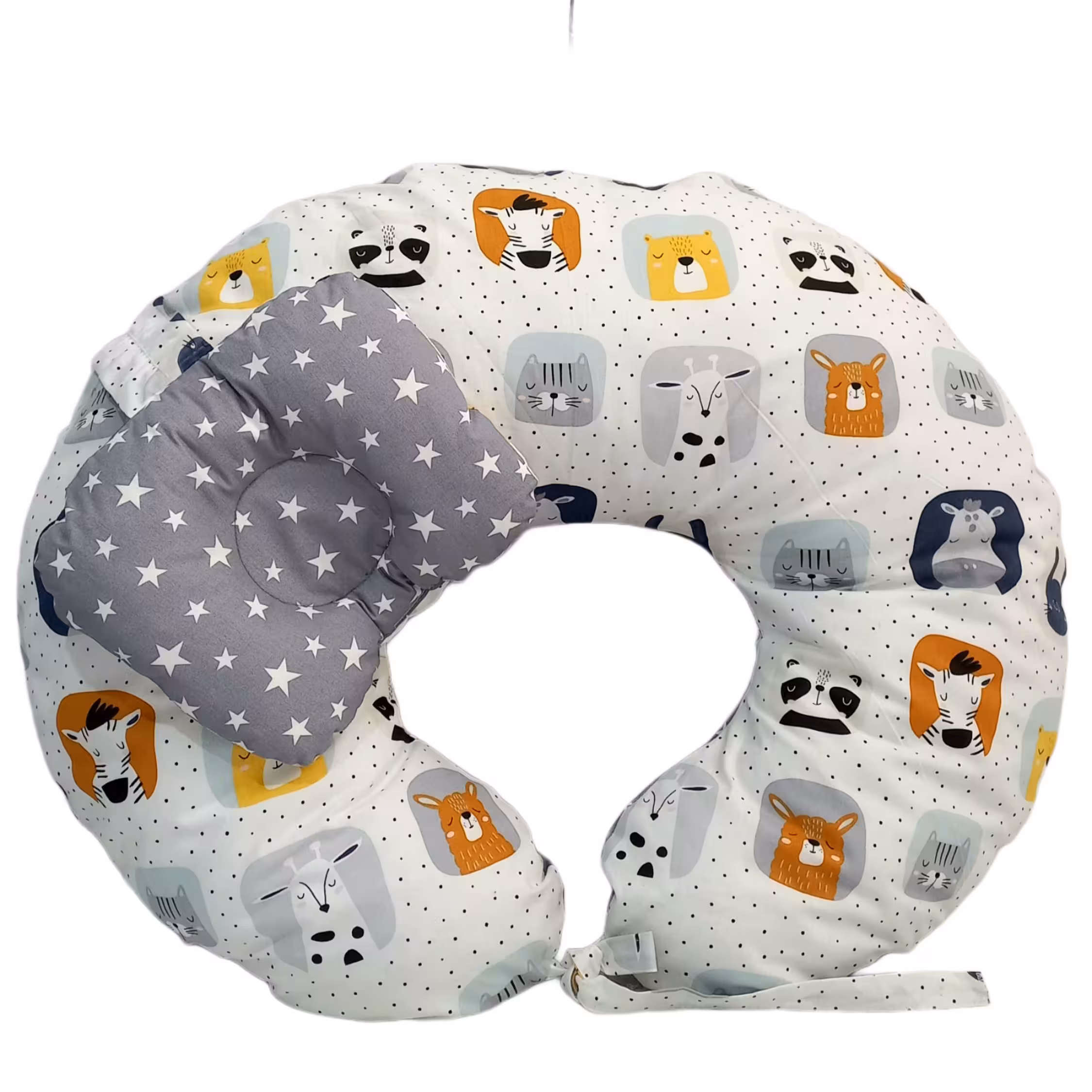 بالش شیردهی مدل سی  سایز بزرگ  مناسب شیردهی به نوزاد و آموزش نشستن کودک 