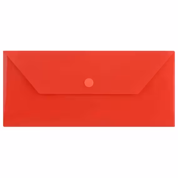 پاکت نامه ملخی دکمه دار مات و شفاف پاپکو 104T و 104M بسته 96 عددی