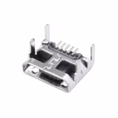 مجموعه 21 عددی کانکتور Micro USB مادگی 5pin با هولدر 4 پایه
