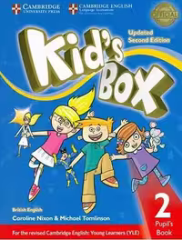 Kids Box 2 – Updated 2nd Edition SB WB CD کتاب کیدز باکس 2(کتاب دانش آموز  کتاب کار  CD)