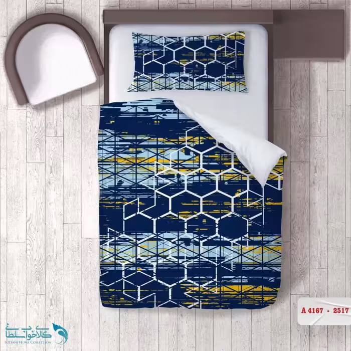 روتختی اتاق کودک طرح شش ضلعی سایز یکنفره کد A4167