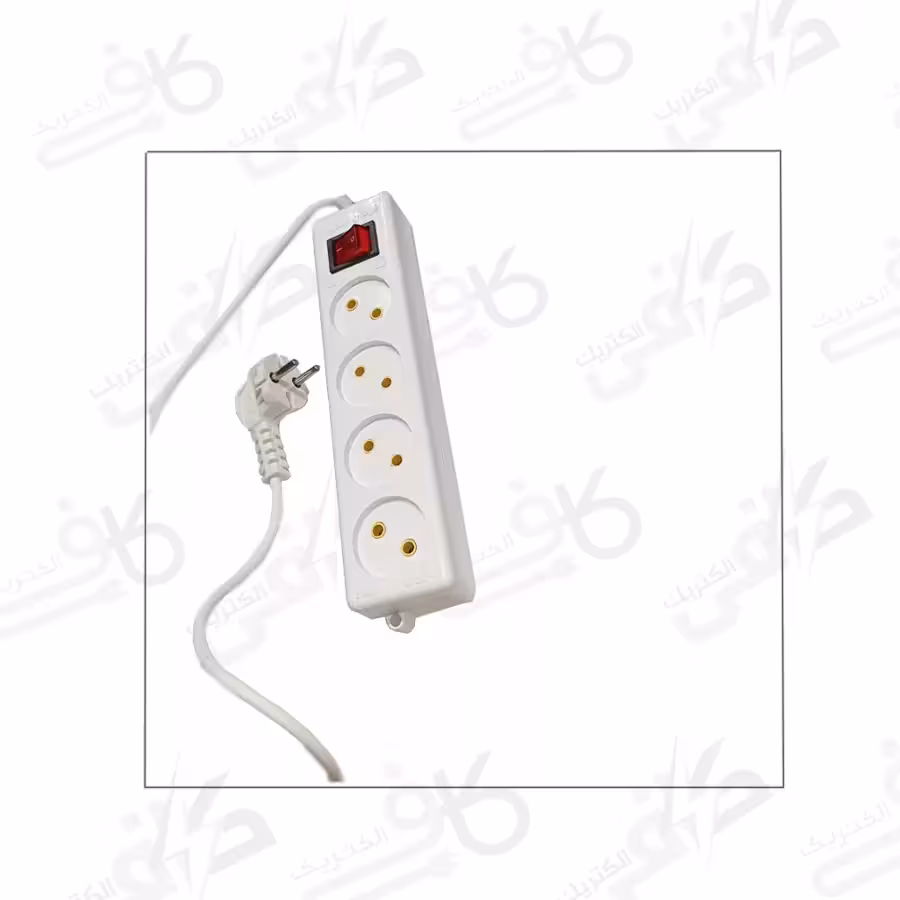 رابط چهار خانه 1/8 متری بدون ارت پلی آمید (شهاب) فردان الکتریک