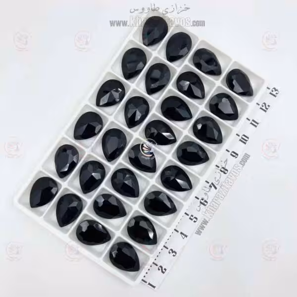 اشک سنگی 13 در 18 ( مشکی ) ورق 28 عددی