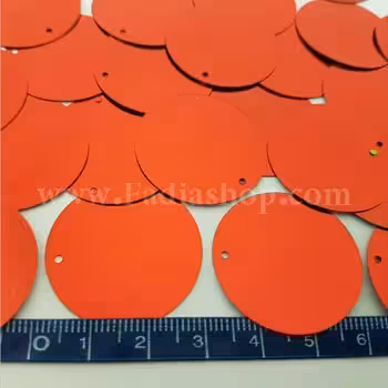 پولک سکه ای درشت قرمز