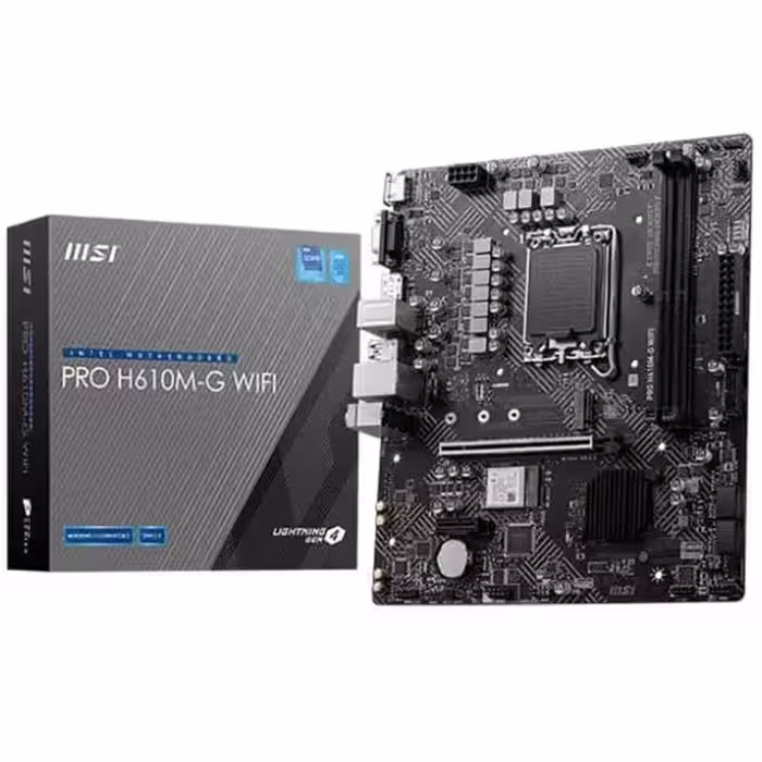 مادربرد ام اس آی مدل PRO H610M-G WIFI با سوکت پردازنده اینتل LGA 1700