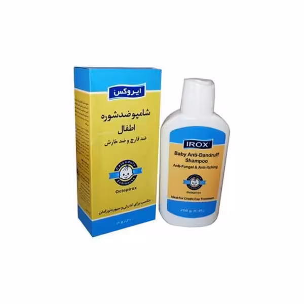 شامپو بچه ضد شوره ایروکس حجم 200 میلی لیتر