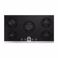 اجاق گاز صفحه ای شیشه‌ای استیل البرز مدل G 5914