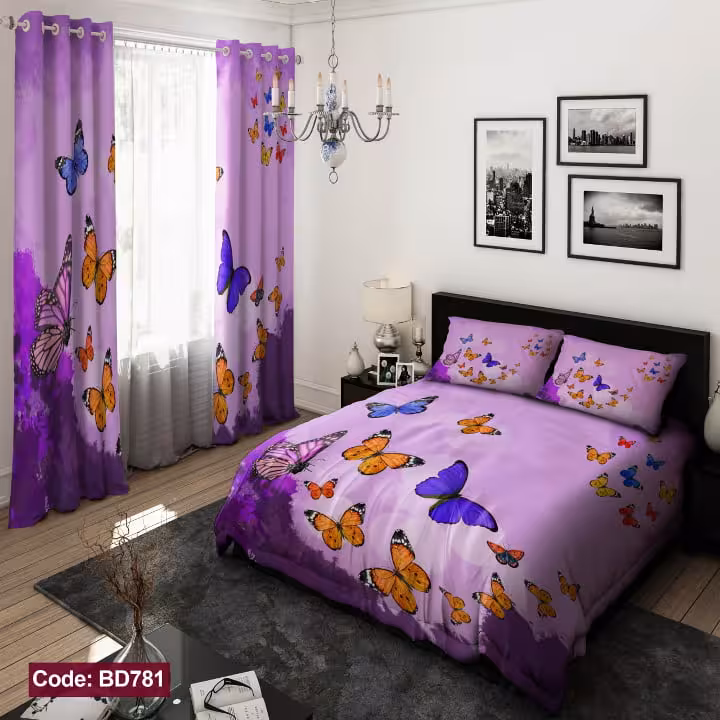 روتختی پروانه ای صورتی کد BD781