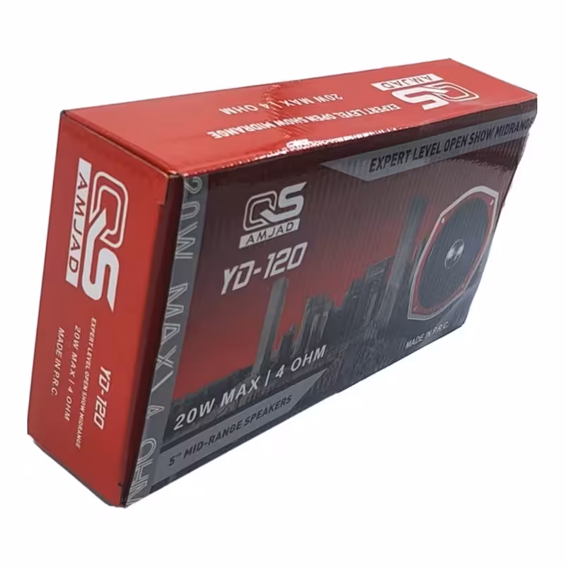 میدرنج 5 اینچ خودرو کیو اس مدل YD-120 (سری جدید)